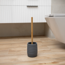 Szczotka toaletowa AZURO szara